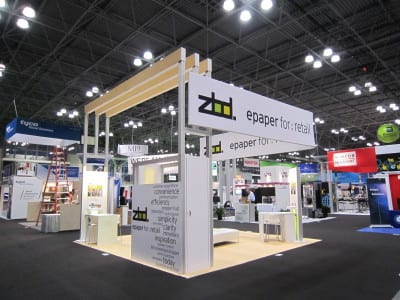 20' x 20' ZBD Solutions exhibit wins at  Event Design Awards