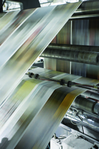 Creel Printing machinery churn out Web press at warp speeds.