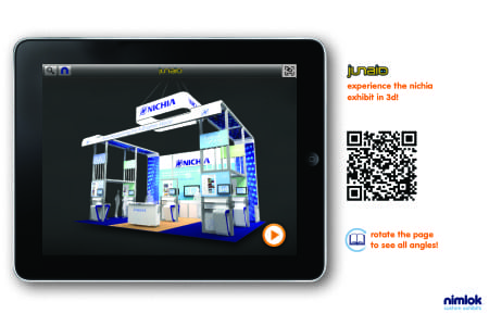 Renderings are brought to life on a tablet or other electronic device using augmented reality.