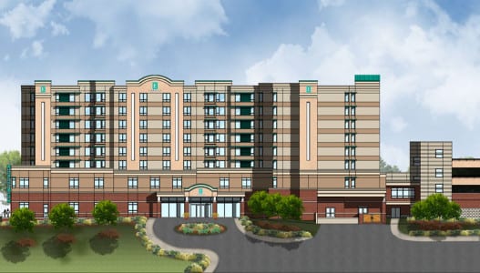 Privately-owned hotel planned next to the Wilmington Convention Center.