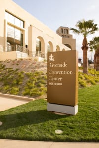 Riverside Convention Center is the only convention center in western Riverside County.