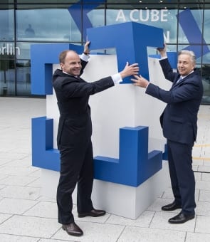 Mayor of Berlin Klaus Wowereit and Messe Berlin’s CEO Dr. Christian Göke