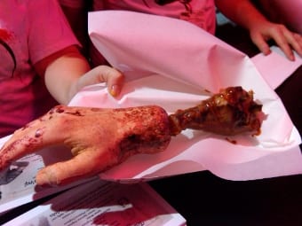 Who knew severed hands were tasty?