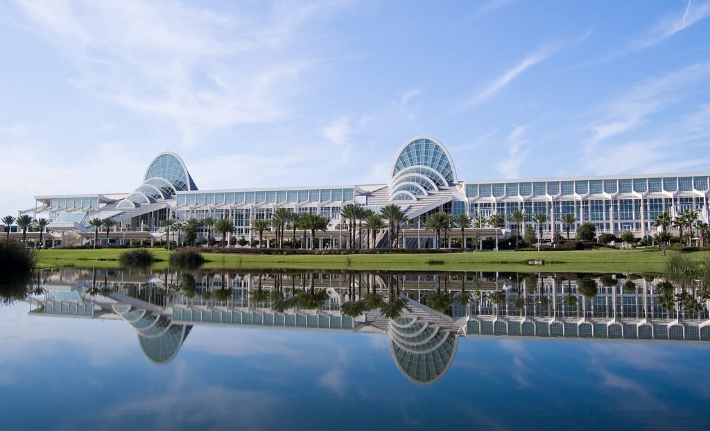 Orange County Convention Center in Orlando after expansion and renovation improvements.