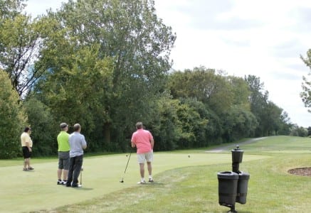 Golfers enjoyed a beautiful day at Willow Crest Golf Club.