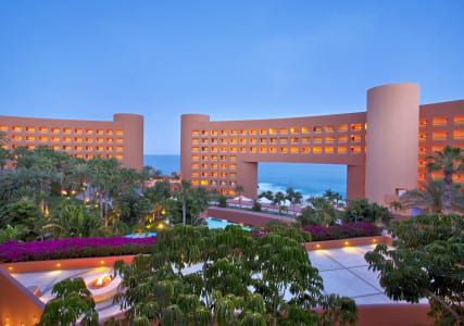 The Westin Resort & Spa Los Cabos features architecture to match the surrounding natural landscape, including the famous land arch at the tip of Baja California del Sur.