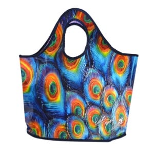 Designer peacock bag