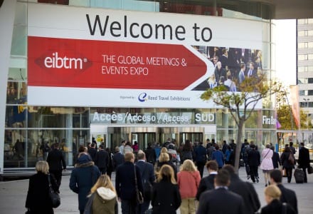 Doors open in Barcelona, Spain. Photo credit: EIBTM