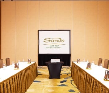 Sands ECO360° Meetings Program offer a low environmental footprint.