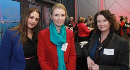 L-R Heather Bonner, ACC Liverpool; Helen McHugh and Christine Bateman, University of Liverpool