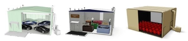 Sea Box RED-V containerizes exhibits in various applications.