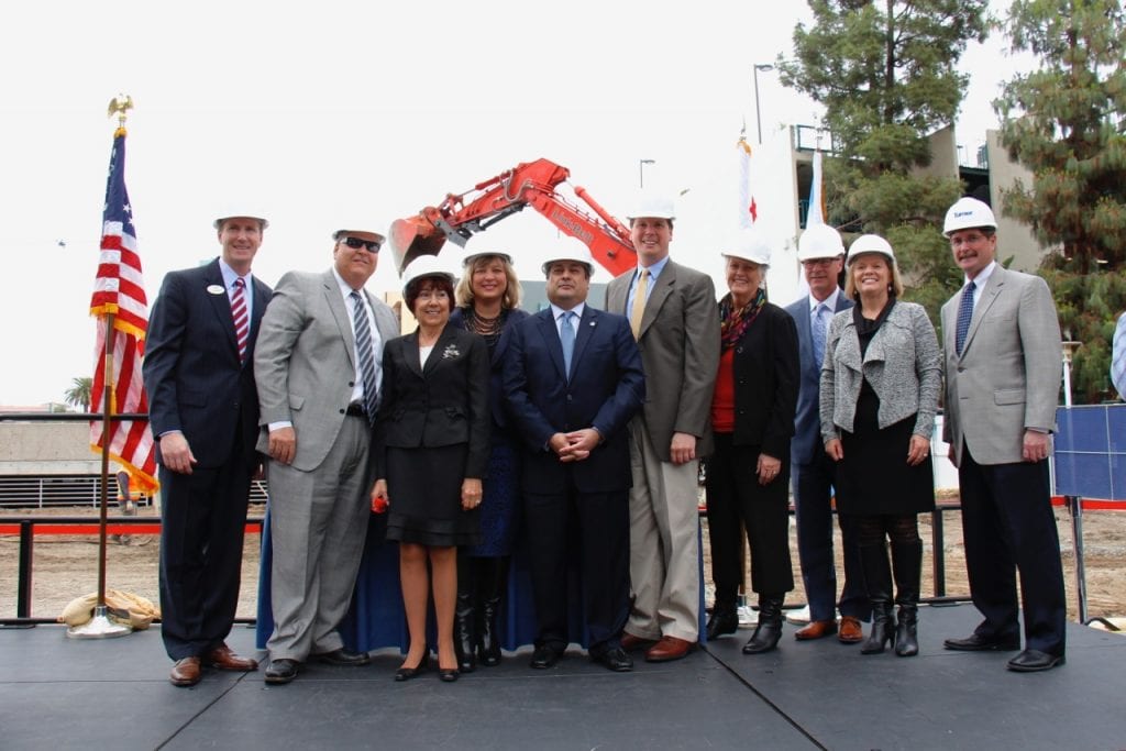 Officials from the City of Anaheim, ACC and Anaheim/Orange County Visitor & Convention Bureau attended the groundbreaking event.