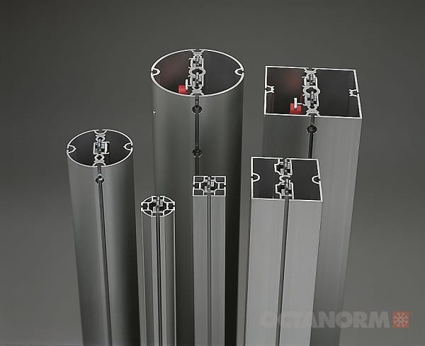 OCTANORM Maxima light round and square extrusions.