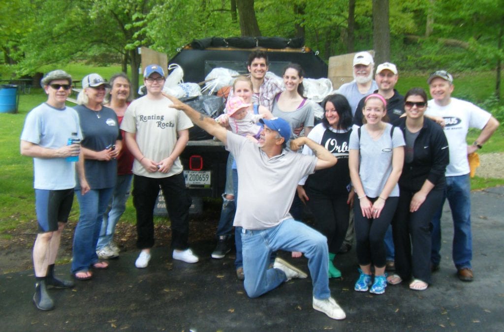 Year-round group participation in environmental efforts include the DuPage River Sweep in DuPage County, Ill.