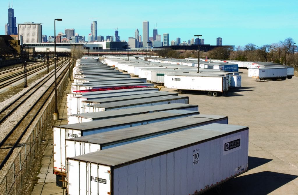Many GSCs direct operations from McCormick Place's 562,500 square-foot marshalling yard.