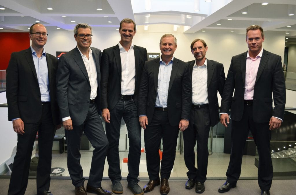 Left to right: Mike Alic (BOD), Roland Kuemin (CEO), Peter Koch (BOD), Dr. Stefan Hencke (COB), Dr. Jean-Marc Piaz (BOD), Martin Trepp (CFO) 