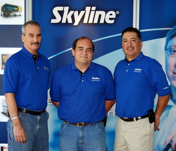 The primary Skylink team: Larry Rahill, Denis Feria and John Balderrama