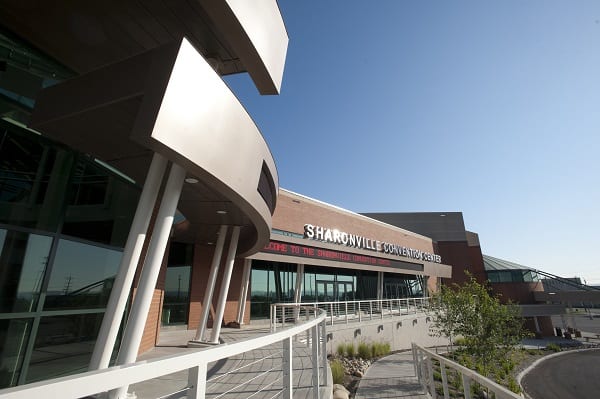 Visitors to SCC are welcomed with digital signage. 