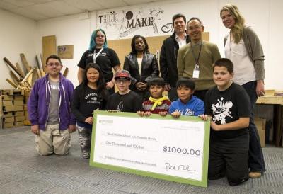 Back row, from left, are: Mercedes Thorne, Cammie Harris, Justin Hersh, Nga Nguyen and Lesley Martin. Front row, from left, are: Brandon Robason, Michelle Li, Bobby Locklear, Adrian Maghanoy, John Maghanoy and Eldar Tudjinoic. (Group Delphi)