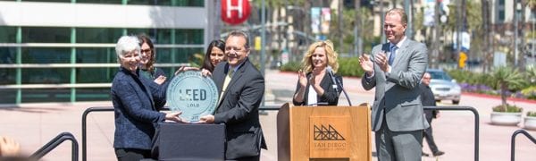 Mayor Kevin Faulconer Celebrates San Diego Convention Center at LEED Gold Certification Event