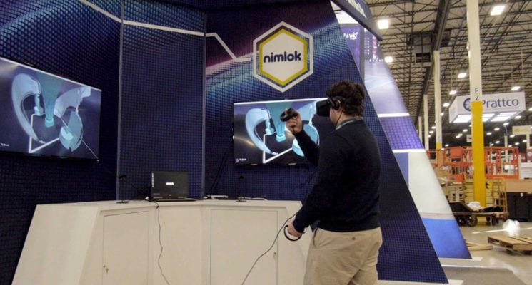 Nimlok Exhibit Display Group Utilize Virtual Reality