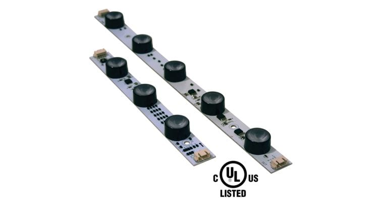 DS&L LED Modular Strips in Programmable, Changing Color, RGB Format.