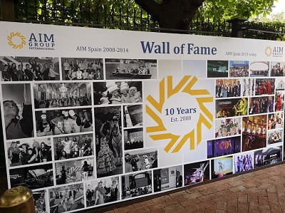 AIM-Intl-10-Year-Madrid-Party-pix-3-Wall-of-Fame-