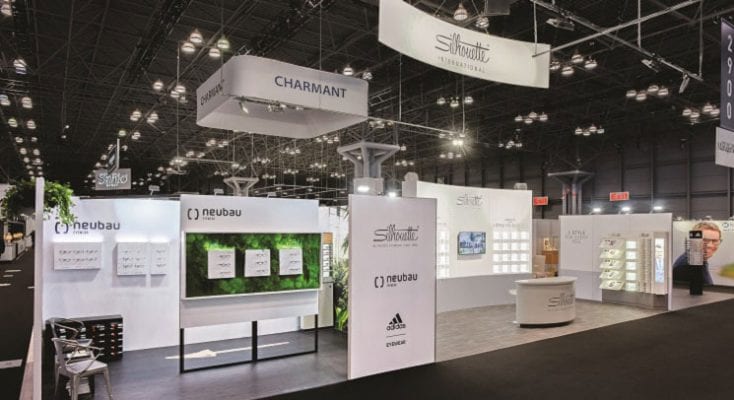 Creatacor-Exhibit-Rental-Silhoette-Vision-Expo-East-