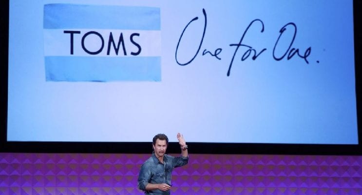 CSR toms-shoes-founder Blake Mycoskie