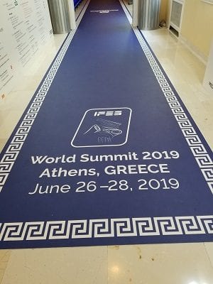 IFES carpet provided by sponsor