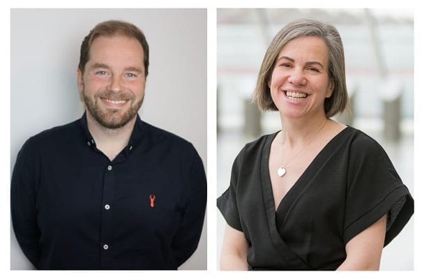 Anna Clover and Simon Callow ExCel London