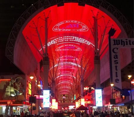 Red Alert Fremont Street canopy