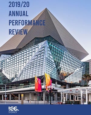 ICC Sydney annual report cover