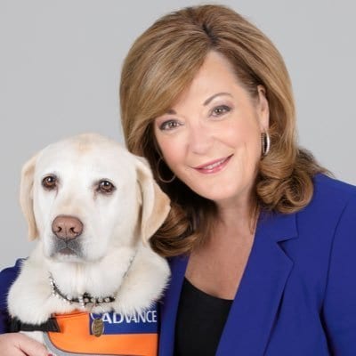 Karen Hayes AM guide dogs