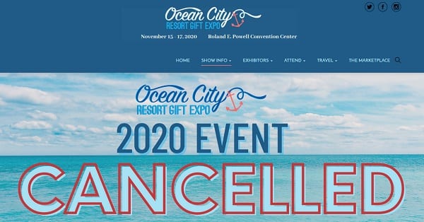 Ocean City Resort Gift Expo Show Cxl