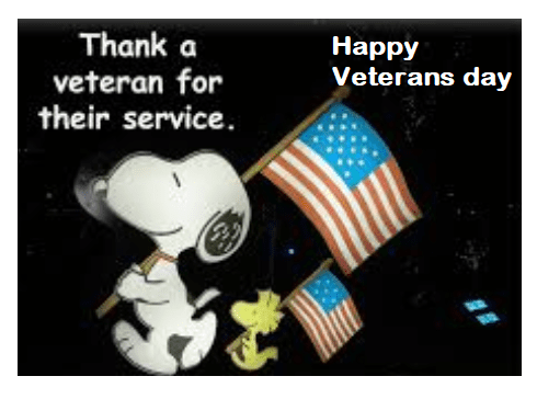snoopy-and woodstock thank a vet happy vets day