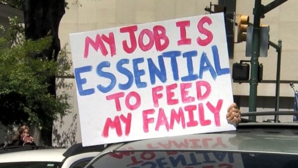 my job is essential sign
