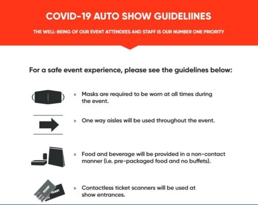 occc auto show guideline