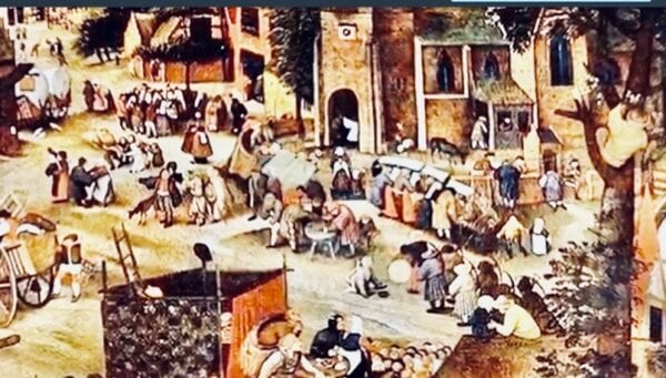 A December market in the 14th Century