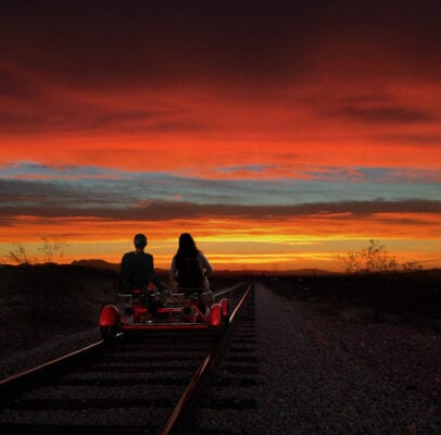 Railway sunset tour