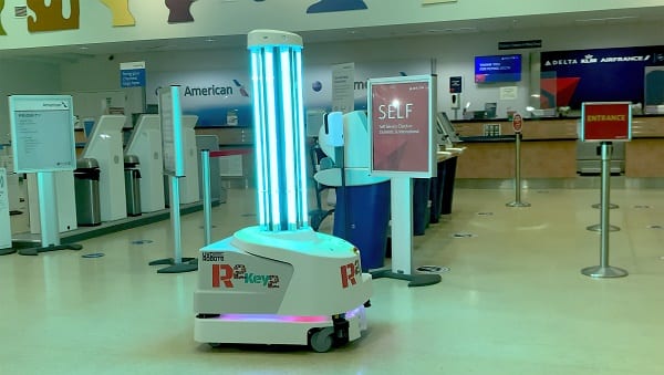 key west airport robot