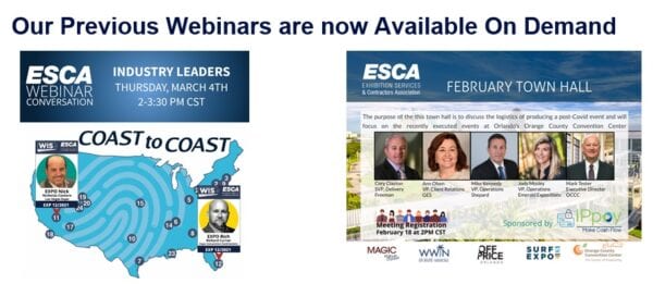ESCA webinars on demand