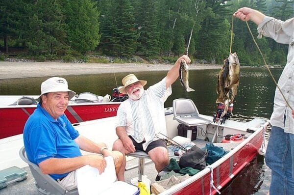 Larry fishing