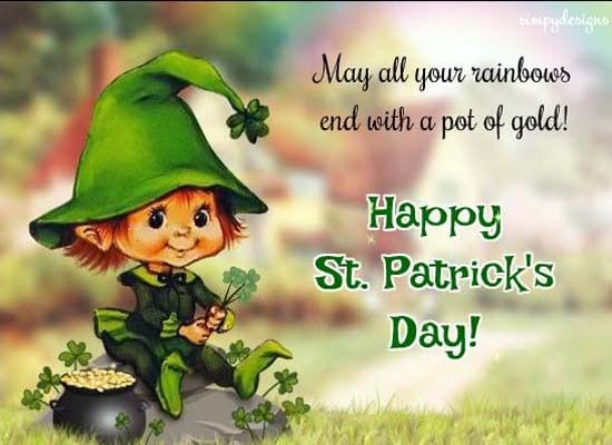 St-Patricks-Day-Wishes card pot of gold