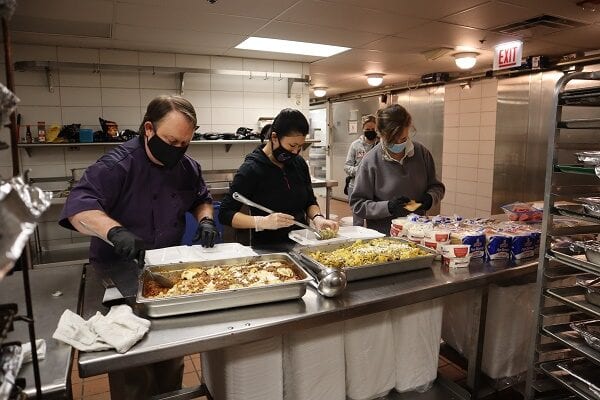 chefs in kitchen