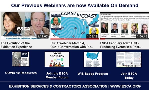 ESCA webinars on demand flyer 4.21