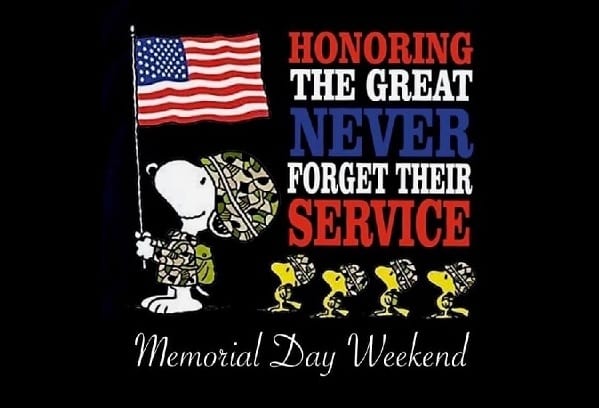 Snoopy Never Forget Their Service Memorial Day