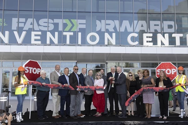 LVCC West Hall Ribbon Cutting LVCVA Board