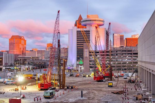 Wisconsin Center construction site Credit CD Smith Construction photo 600x400