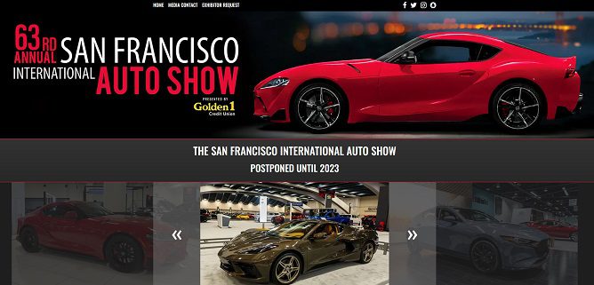 SF Auto show website